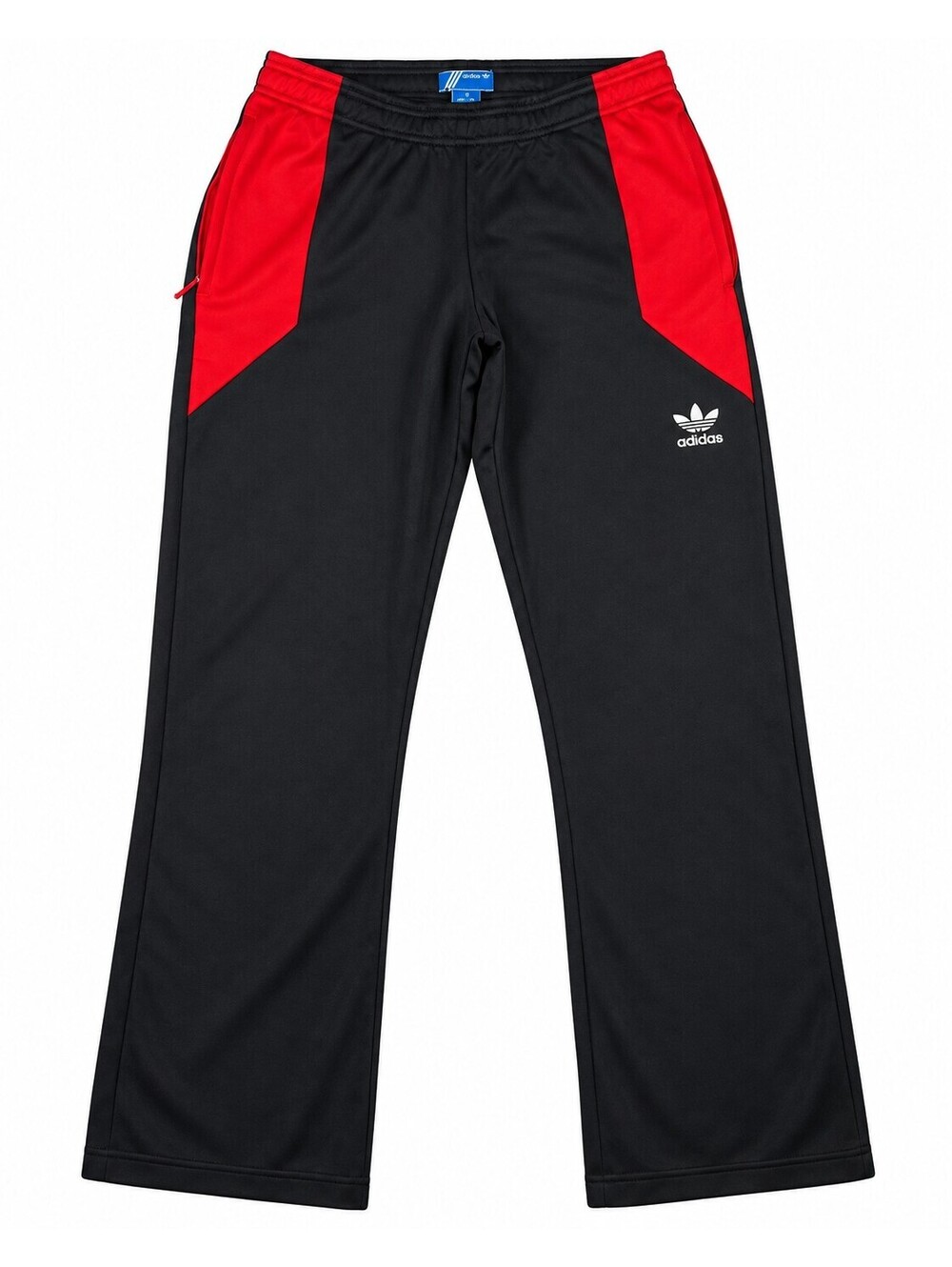 Adidas Men's Track Pants Size Small Black with Red Accents